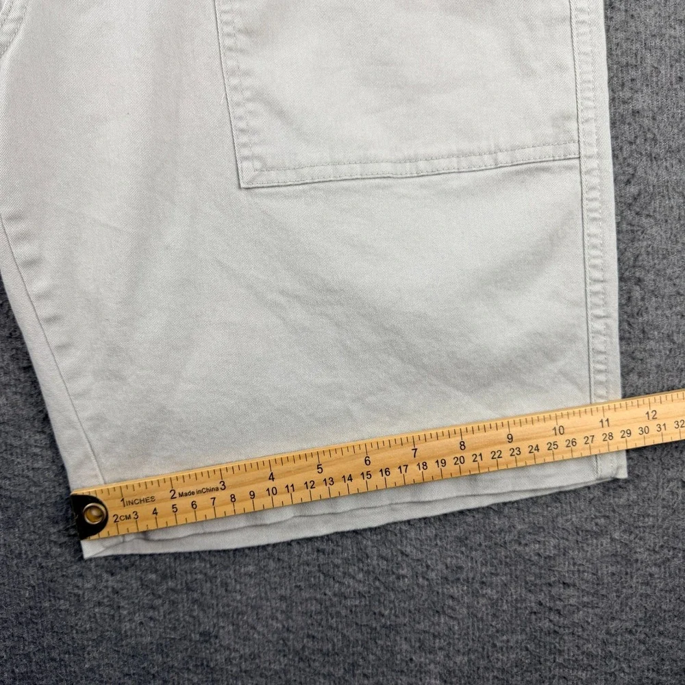 Weatherproof Vintage Men's Utility Cargo Shorts 38 Beige Cotton Spandex Stretch‎
